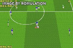 David Beckham Soccer for GBA screenshot