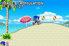 Sonic Advance for GBA screenshot