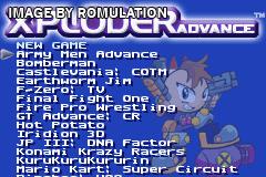 Xploder Advance for GBA screenshot