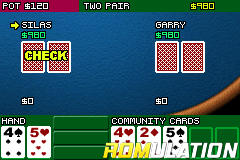 Texas Hold 'em Poker for GBA screenshot