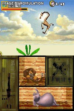 Madagascar  for NDS screenshot