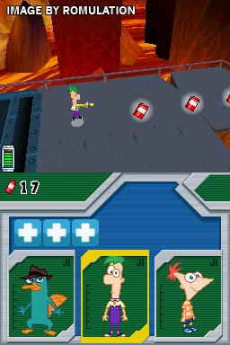 Phineas and Ferb - Across the Second Dimension for NDS screenshot