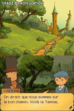 Professeur Layton et l'Appel du Spectre for NDS screenshot