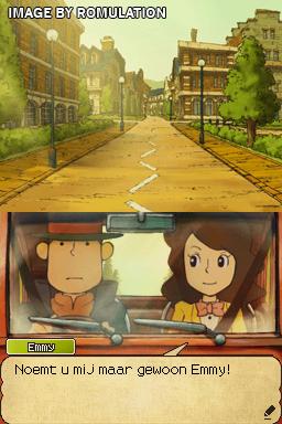 Professor Layton en de Melodie van het Spook for NDS screenshot