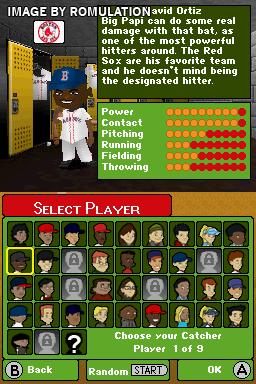 Backyard Baseball '09  for NDS screenshot