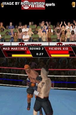 Showtime Championship Boxing  for NDS screenshot