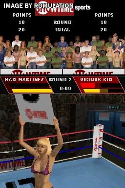 Showtime Championship Boxing  for NDS screenshot