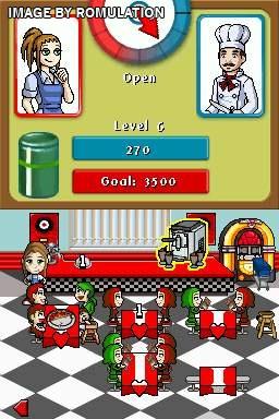 Diner Dash - Sizzle & Serve for NDS screenshot