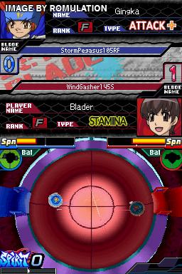 Beyblade - Metal Fusion for NDS screenshot